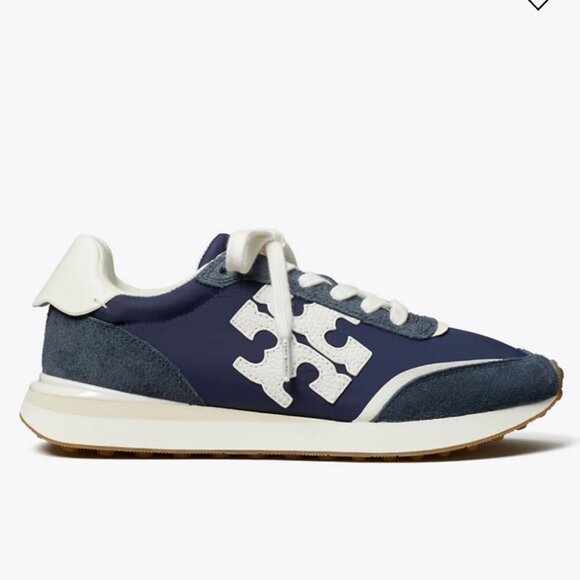 Tory Burch Destiny Trainers Retro Navy/Retro Navy/White - Picture 1 of 14